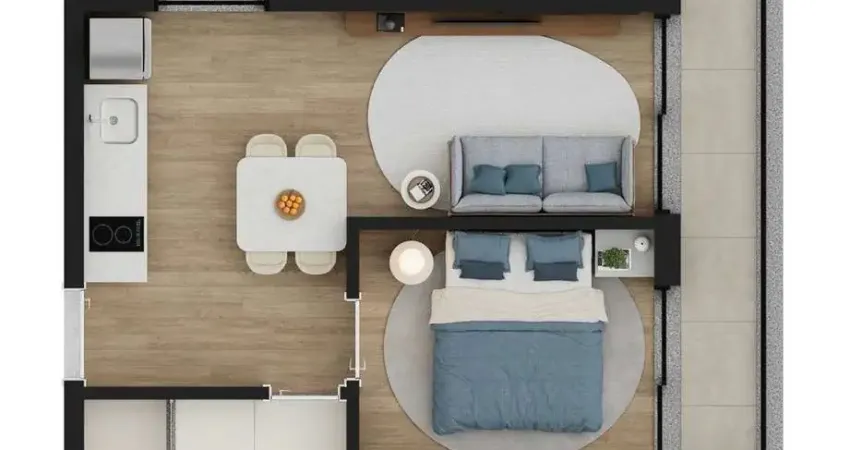 Apartamento com 1 quarto à venda na Rua André de Barros, 485, Centro, Curitiba