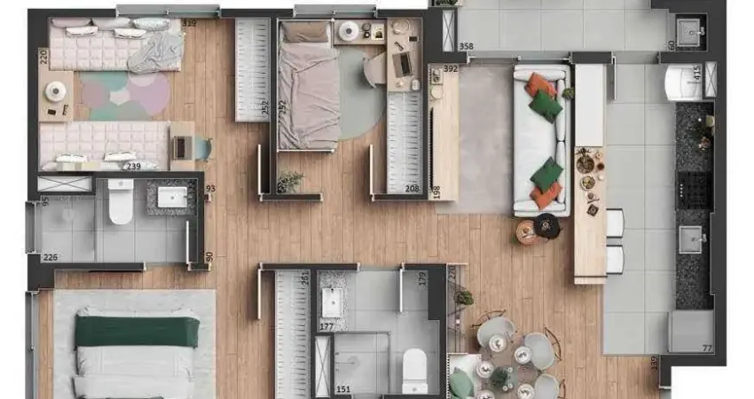 Apartamento com 1 quarto à venda na Rua Luiz Ronaldo Canalli, 3016, Campo Comprido, Curitiba