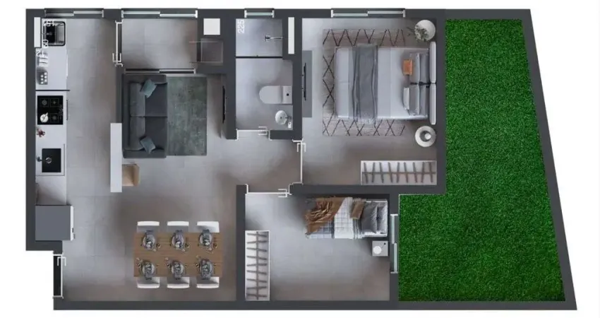 Apartamento com 2 quartos à venda na Rua Cascavel, 587, Alto Tarumã, Pinhais
