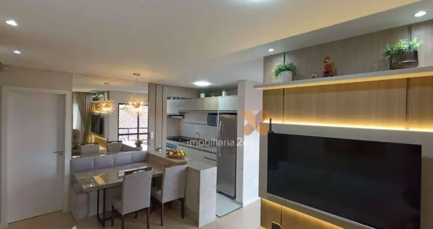Apartamento com 3 dormitórios à venda, 71 m² por r$ 429.000,00 - pineville - pinhais/pr