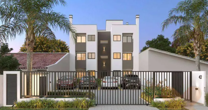 Apartamento garden com 1 dormitório à venda - cajuru - curitiba/pr