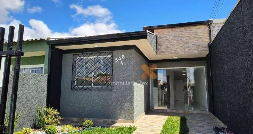 Casa com 3 dormitórios à venda, 54 m² por r$ 340.000,00 - eucaliptos - fazenda rio grande/pr