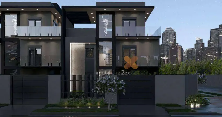 Sobrado com 3 dormitórios à venda - cidade jardim - são josé dos pinhais/pr