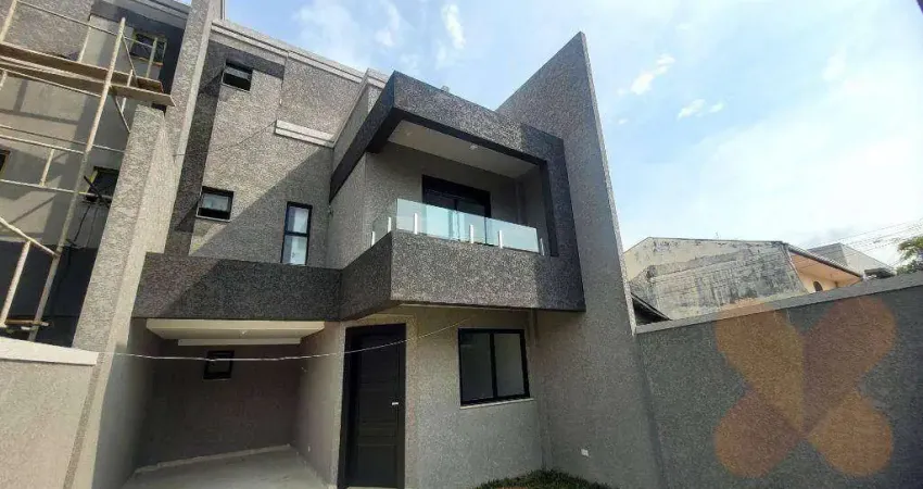 Sobrado com 3 dormitórios à venda, 132 m² por r$ 600.000,00 - uberaba - curitiba/pr