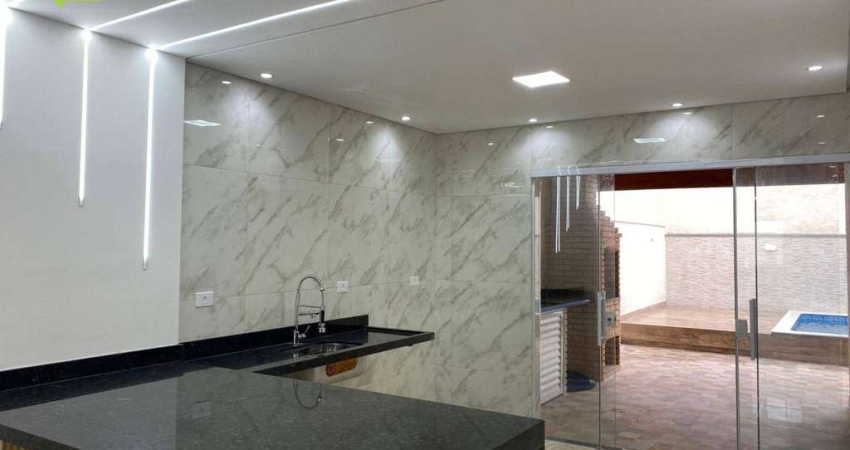 Casa com 3 dormitórios à venda, 124 m² por R$ 679.000 - Estância Balneária Tupy - Itanhaém/SP