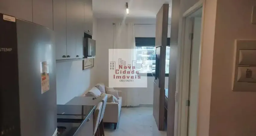 Vila Olímpia! Studio de 25 m² mobiliado com varanda e ar condicionado - ST2627