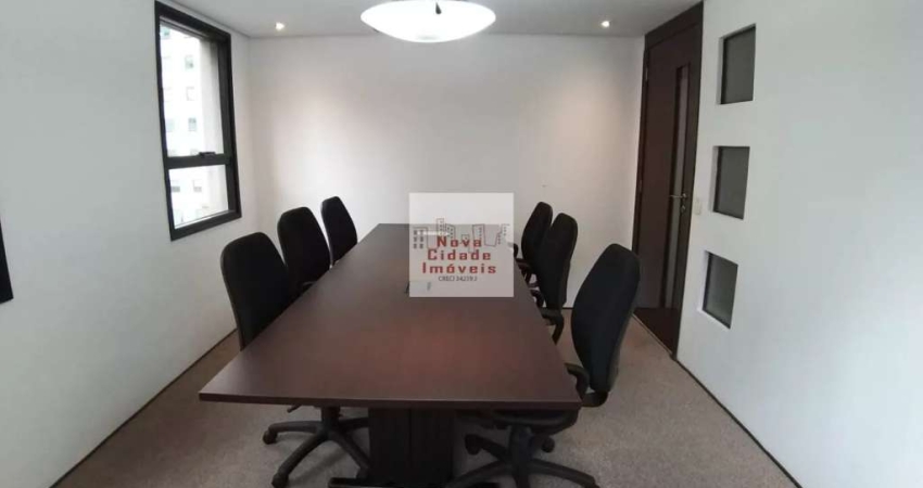 Vila Olímpia! Conjunto com. mobiliado 132 m² 1 sala 3 banheiros 3 vagas - SA2548