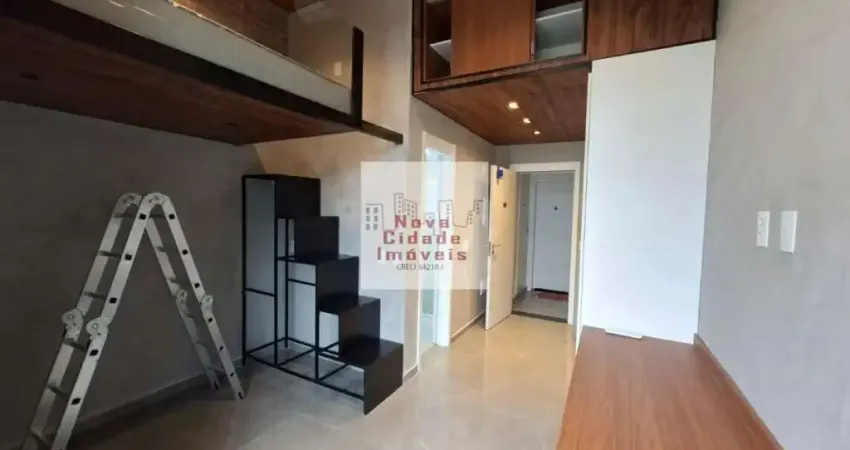Brooklin! Studio (26m²) com pé direito de 3,70m completo - ST3041