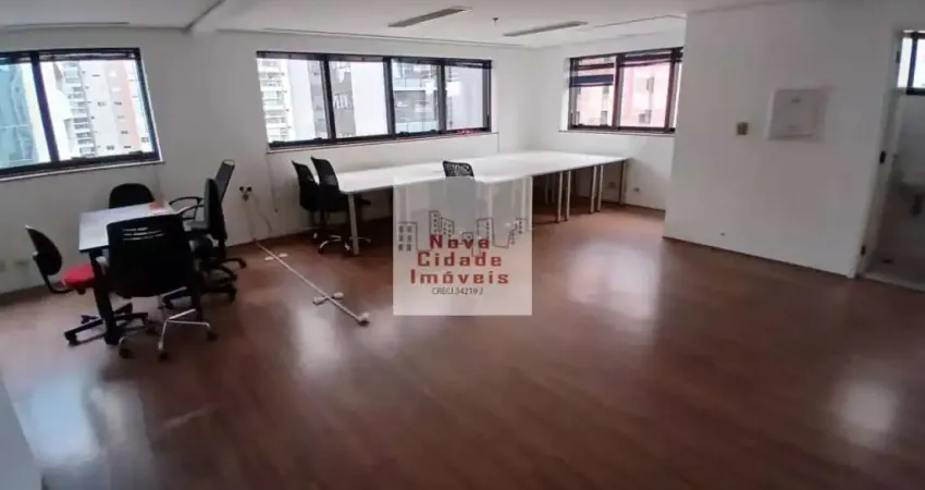 Vila olímpia! conjunto comercial 102 m² 1 sala 4 banhs. 3 vagas p/ venda e locação - sa3125