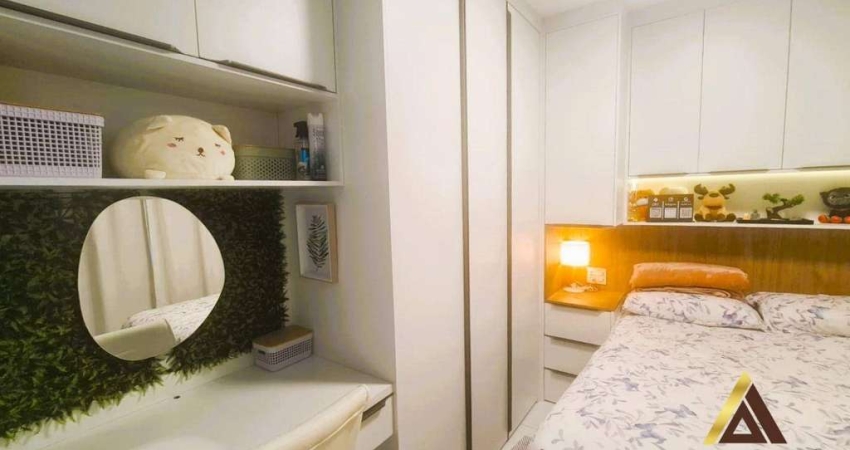 EXCLUSIVIDADE - MARAVILHOSO APARTAMENTO NOVO - REFORMADO - PORTEIRA FECHADA - 35m² ÚTEIS - CENTRO DE SÃO VICENTE