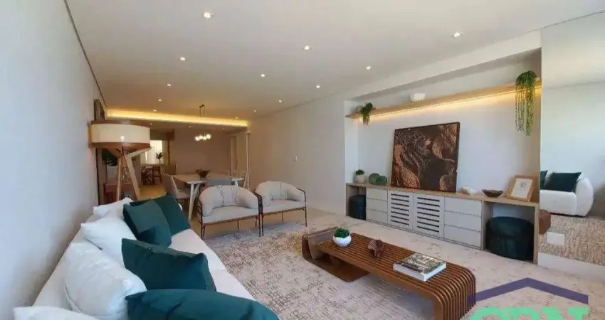 MARAVILHOSO APARTAMENTO ALTO PADRÃO 100% REFORMADO/PORTEIRA FECHADA com 175m² ÚTEIS - FRETE AO MAR - 03 DORM sendo 02 SUÍTES - 04 W.C - GONZAGA/SANTOS
