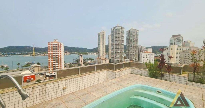 Cobertura à venda, 270 m² por R$ 1.499.000,00 - Ponta da Praia - Santos/SP