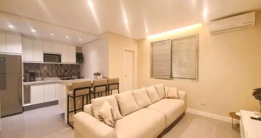 !!!oportunidade única!!! apto. pdrão 100% reformado - porteira fechada e a 30 metros da praia - 56m² úteis - 01 dormitório por r$ 479 mil - boqueirão