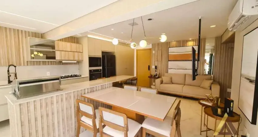 MARAVILHOSO APTO. NOVO EM PRÉDIO LANÇAMENTO COM LAZER COMPLETO - 65m² ÚTEIS - 02 DORM. sendo 01 SUÍTE - VRD. GOURMET - 02 W.C - 01 VAGA DEMARCADA