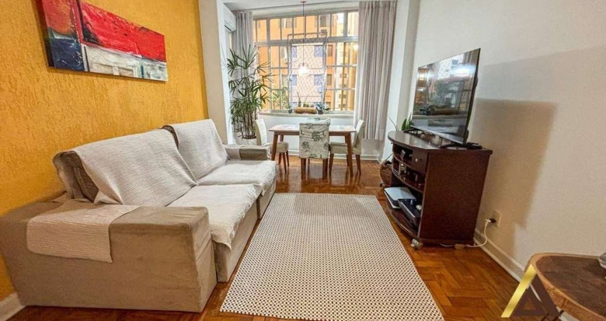 Apartamento com 2 dormitórios à venda, 75 m² por R$ 638.000,00 - Boqueirão - Santos/SP