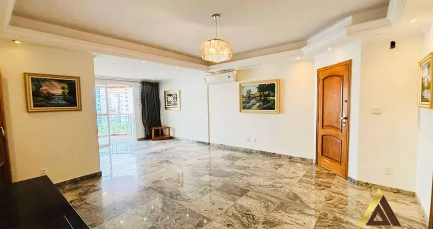 EXCELENTE APTO. ALTO PADRÃO com 150m² ÚTEIS - 03 DORM. sendo 01 SUÍTE - 04 W.C - VARANDA - DEPENDÊNCIA COMPLETA - 02 VAGAS - LAZER - VILA RICA