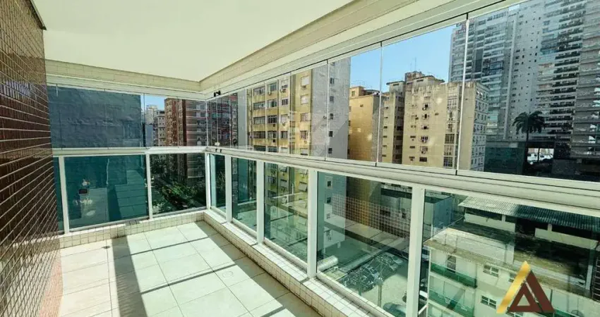 Apartamento Alto Padrão e lazer completo com 2 dormitórios para alugar, 79 m² por R$ 6.200/mês - Gonzaga - Santos/SP