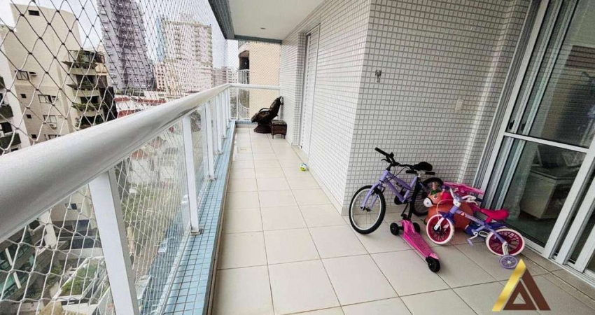Apartamento com 3 dormitórios à venda, 114 m² por R$ 1.650.000 - Pompéia - Santos/SP