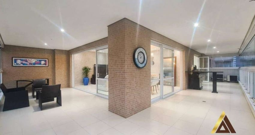 MARAVILHOSO APARTAMENTO ALTO PADRÃO com 210m² ÚTEIS - 03 SUÍTES - 05 W,C - VARANDA GOURMET com CHURRASQUEIRA - 03 VAGAS - LAZER COMPLETO - GONZAGA