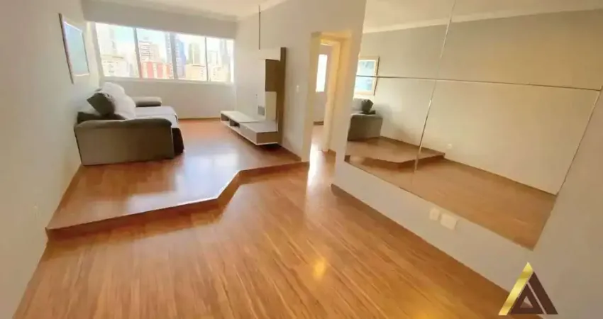 Lindo apto. padrão com 96m² úteis - reformado - 02 dormitórios - 02 w.c - dependência completa  - vaga demarcada por r$ 647 mil - campo grande/santos