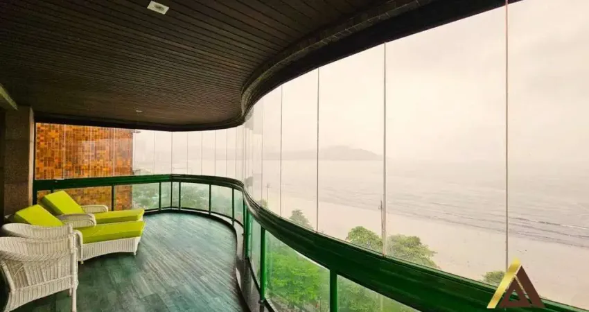 Maravilhoso apto. altíssimo padrão - frente mar  com 286m² úteis - 04 dorms. sendo 02 suítes - 03 vagas - lazer no rooftop por r$ 5.299m - aparecida