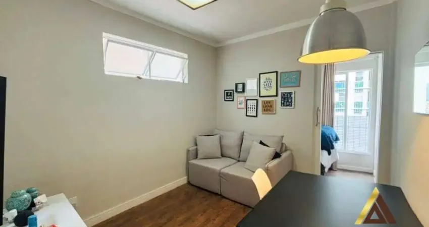 Apartamento com 1 dormitório à venda, 44 m² por r$ 399.000,00 - gonzaga - santos/sp