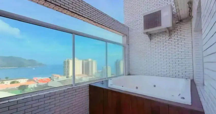 Cobertura com 2 suíte + escritório à venda, 110 m² por r$ 1.299.000 - ponta da praia - santos/sp