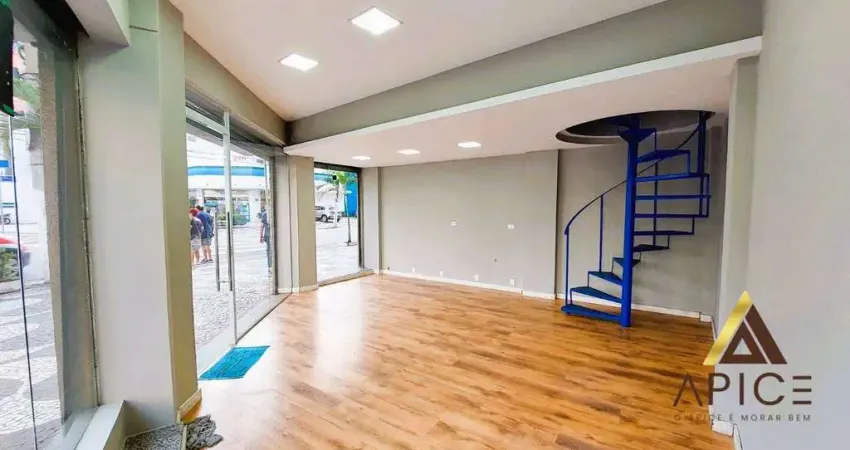 Loja, 52 m² - venda por r$ 2.100.000,00 ou aluguel por r$ 18.000,00/mês - gonzaga - santos/sp