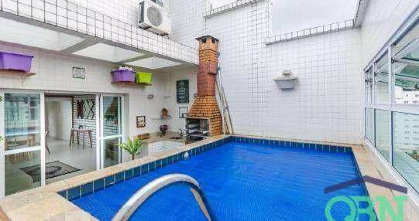 Cobertura com 3 dormitórios à venda, 208 m² por R$ 1.290.000,00 - Marapé - Santos/SP