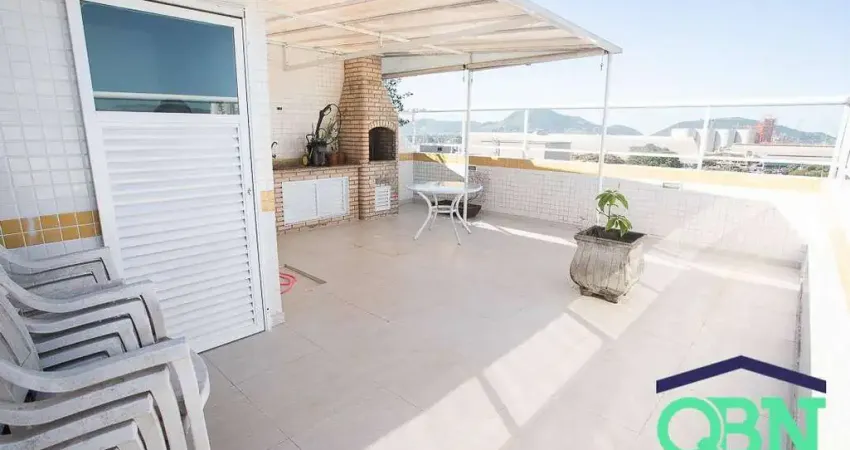 Cobertura, 120 m² - venda por R$ 829.000,00 ou aluguel por R$ 5.196,00/mês - Estuário - Santos/SP