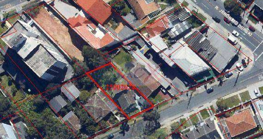 Terreno à venda, 653 m² por R$ 1.600.000 - Bigorrilho - Curitiba/PR