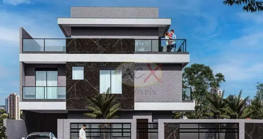 Sobrado com 3 dormitórios à venda, 191 m² por R$ 1.250.000 - Água Verde - Curitiba/PR