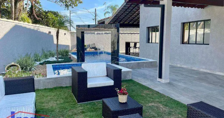Casa nova com 3 dormitórios à venda, 110 m² por R$ 899.000 - Campos Elíseos - Itanhaém/SP