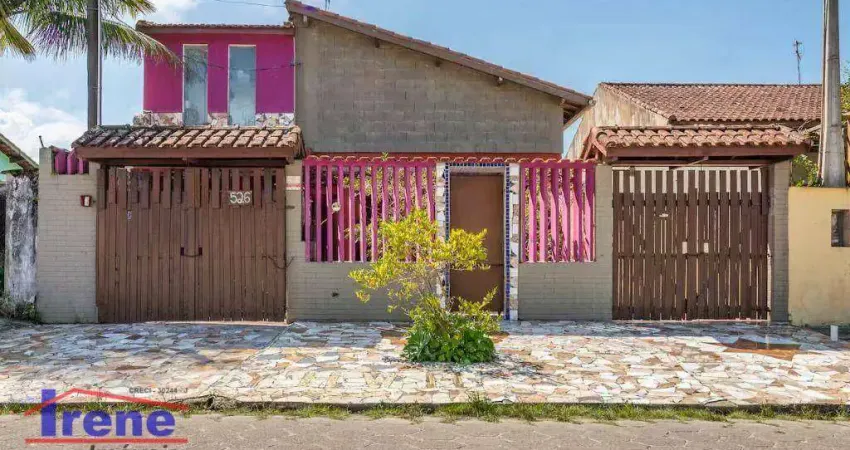 Microcasa composta por 4 kitnets venda, 207 m² por r$ 550.000 - balneario gaivotas - itanhaém/sp