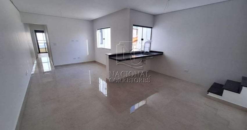 Cobertura com 2 dormitórios à venda, 100 m²- parque das nações - santo andré/sp