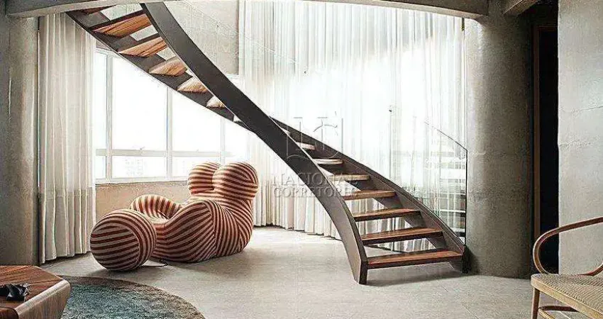 Cobertura com 3 dormitórios à venda, 460 m² - jardim - santo andré/sp