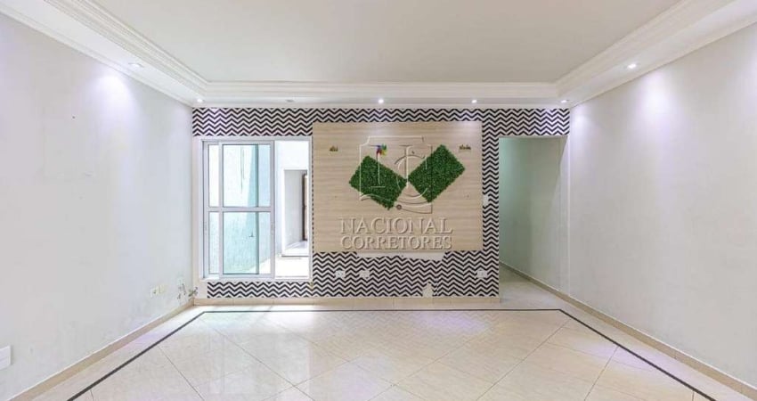 Sobrado com 3 dormitórios, 180 m² para alugar- parque das nações - santo andré/sp