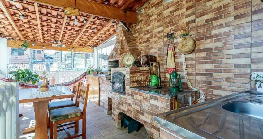 Sobrado à venda na vila lucinda com 2 suítes, área gourmet e estuda permuta