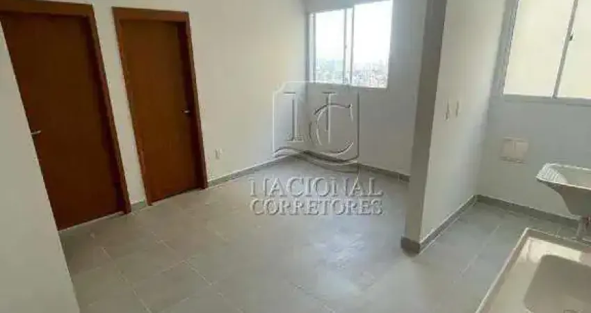 Apartamento 2 dormitórios com 1 vaga de garagem - 36m² - vila palmares - santo andré/sp.