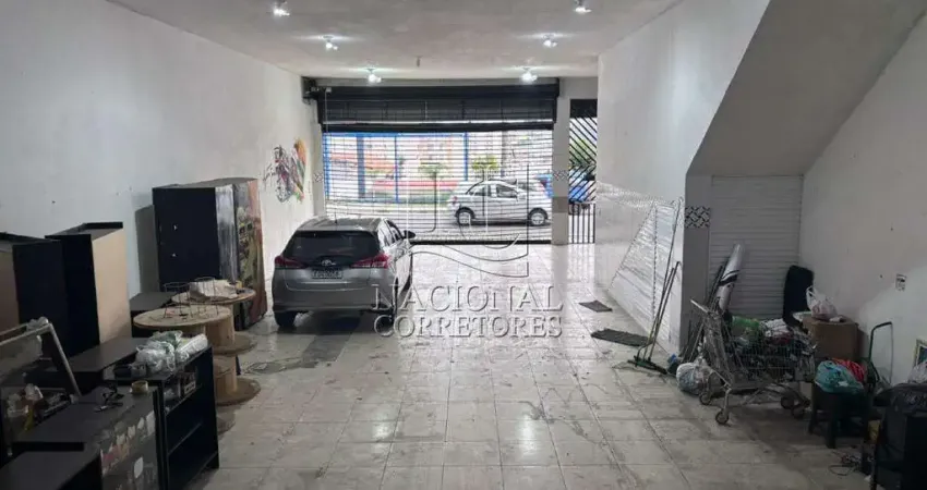 Salão para alugar, 130 m² - parque das nações - santo andré/sp