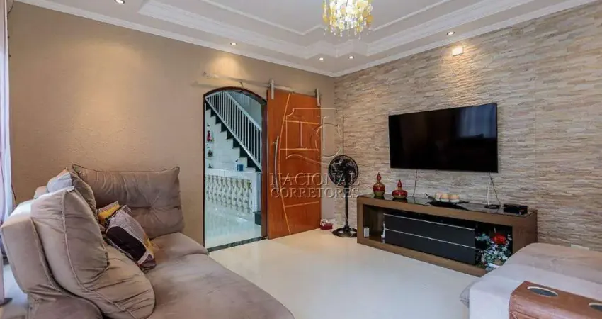 Sobrado para locação no Parque Jaçatuba - 354m² - 4 dormitórios, 4 vagas - Santo André/SP.