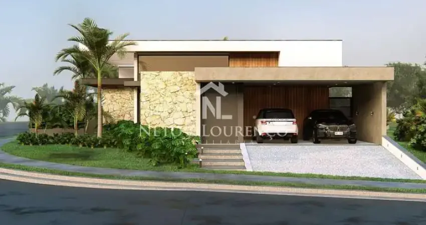 Casa Térrea de Esquina no Condomínio Cambarah | 245m² - 3 Suítes, Área Gourmet e Quintal Amplo