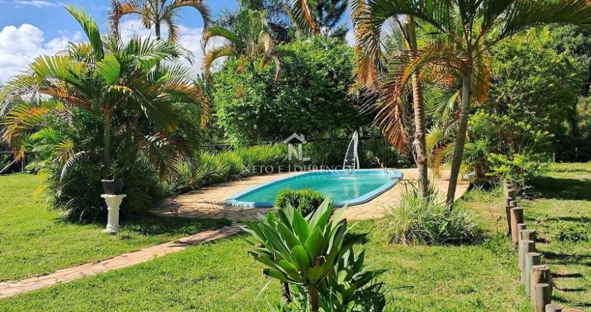 Chácara à venda em Jarinu com 3.100 m², área gourmet, poço caipira e fácil acesso à Rodovia Dom Ped