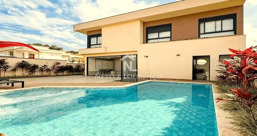 Casa nova alto padrão com 3 quartos, 280m2, no brisas jundiaí, jardim samambaia, jundiaí, sp