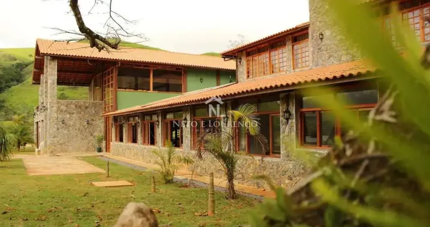 Propriedade rural pronta para hotelaria, 14 suítes, 2 lagos e nascente, em bananal - sp