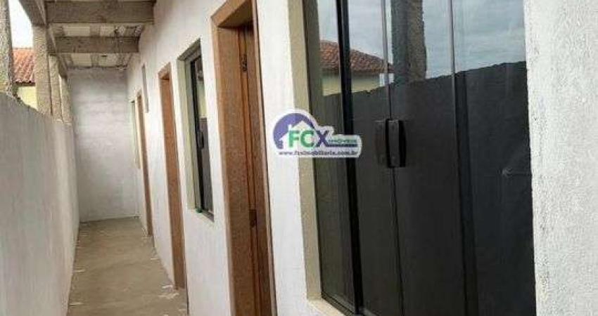 Casa para Venda em Itanhaém, Balneário Tupy, 3 dormitórios, 2 suítes, 1 banheiro, 1 vaga