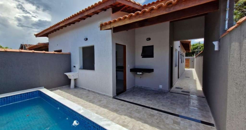 Casa para Venda em Itanhaém, Jamaica, 3 dormitórios, 1 suíte, 1 banheiro, 1 vaga