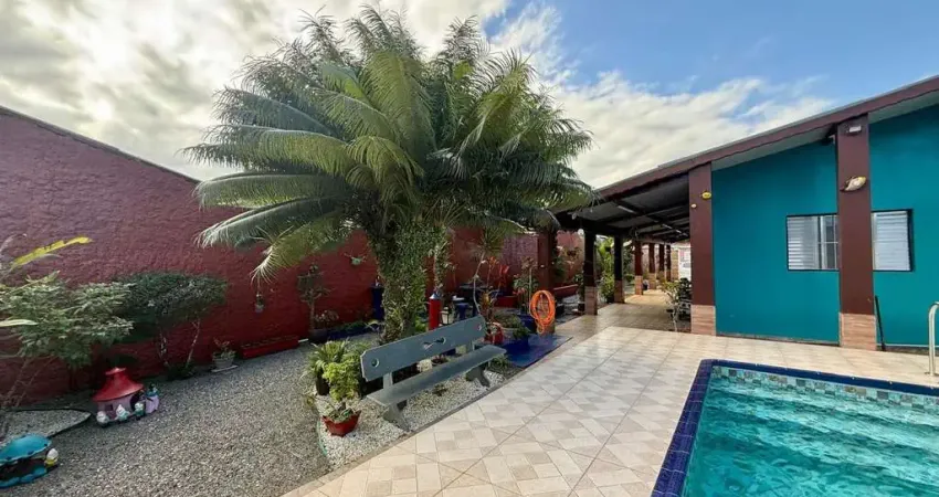 Casa para venda em itanhaém, são fernando, 1 dormitório, 1 suíte, 1 banheiro, 4 vagas