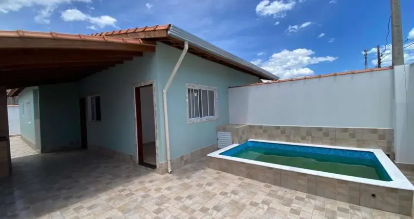 Casa para venda em itanhaém, jamaica, 2 dormitórios, 1 suíte, 1 banheiro, 2 vagas