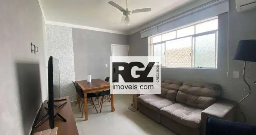 Apartamento com 2 dormitórios à venda, 75 m² por R$ 395.000,00 - Ponta da Praia - Santos/SP